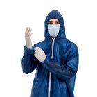 Защитная одежда SMS медицинская, устранимый кремний Coveralls работы свободно