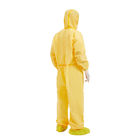 костюм Coverall 65gsm Hazmat, химический устойчивый кремний Coveralls свободно