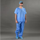 SMS устранимые Scrub костюмы, короткий рукав Scrubs не стерильный